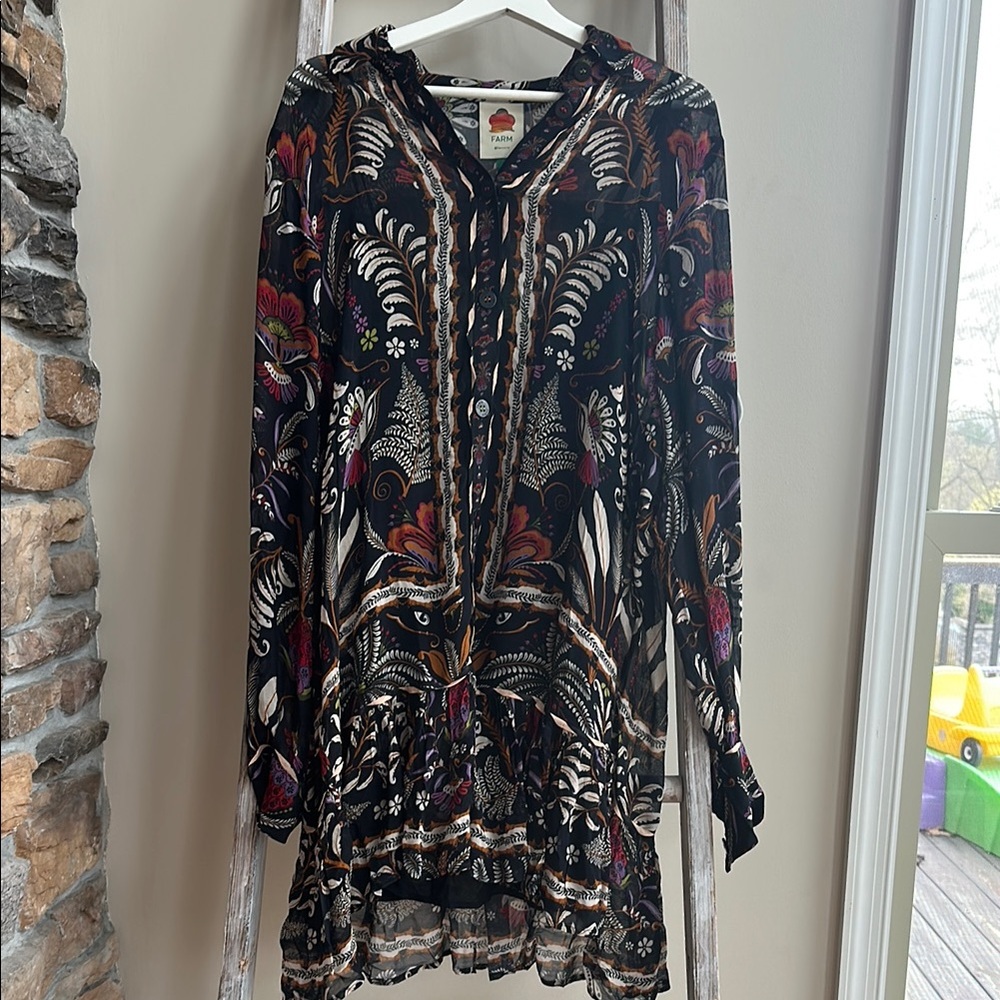 Floral Black Dress